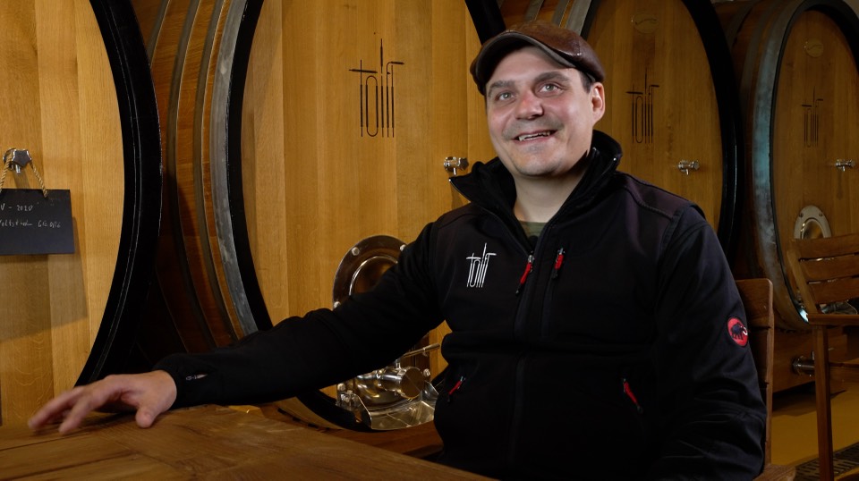 Georg Toifl im Fasskeller